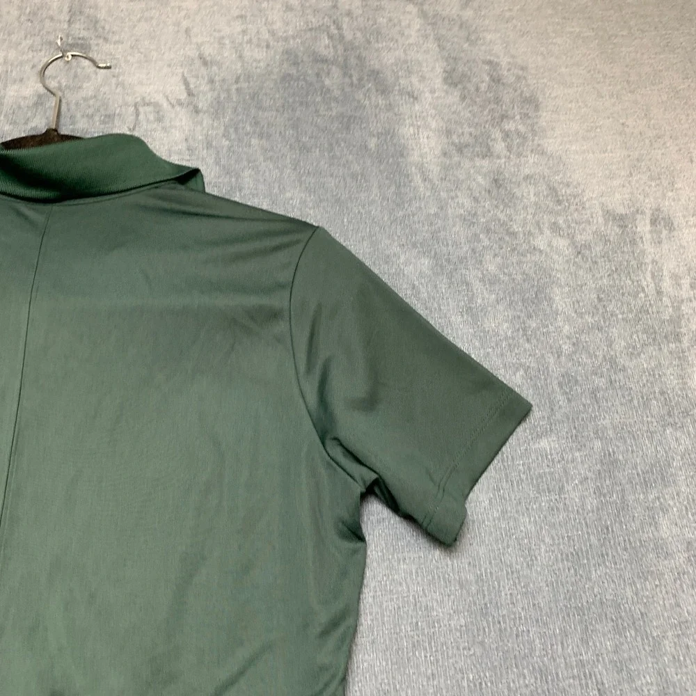 Nike Golf Tour Performance Dri Fit Polo Shirt Womens Medium Green Short Sleeve - Picture 12 of 13